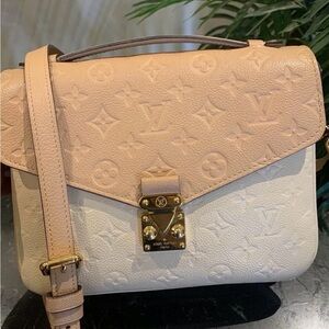 Louis Vuitton Pink and Cream Monogram Crossbody Bag